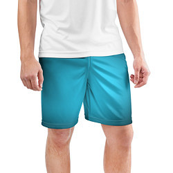 Шорты спортивные мужские Небесный градиент, цвет: 3D-принт — фото 2