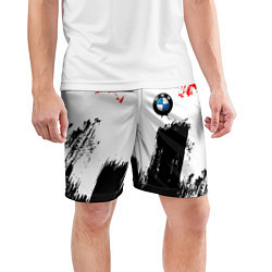 Шорты спортивные мужские BMW art, цвет: 3D-принт — фото 2