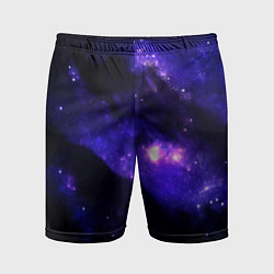 Шорты спортивные мужские Космические глубины, цвет: 3D-принт