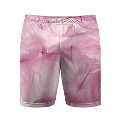 Мужские спортивные шорты Розовые перышки