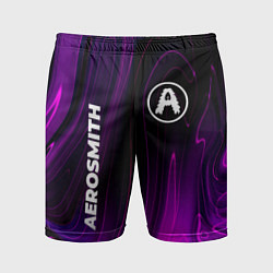 Мужские спортивные шорты Aerosmith violet plasma