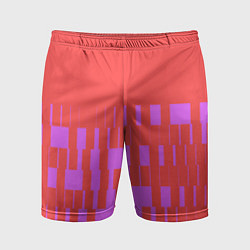Мужские спортивные шорты Паттерн в стиле модерн розовый