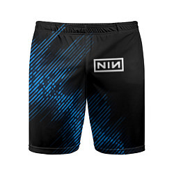 Мужские спортивные шорты Nine Inch Nails звуковая волна