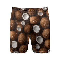 Шорты спортивные мужские Сочная текстура из кокосов, цвет: 3D-принт