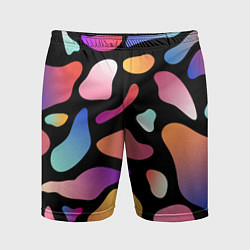 Шорты спортивные мужские Fashionable colorful pattern, цвет: 3D-принт