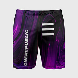 Мужские спортивные шорты OneRepublic violet plasma