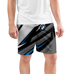 Шорты спортивные мужские БМВ - спортивная униформа, цвет: 3D-принт — фото 2