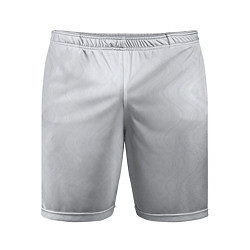 Мужские спортивные шорты Волны светло-серый