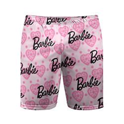 Мужские спортивные шорты Логотип Барби и розовое кружево