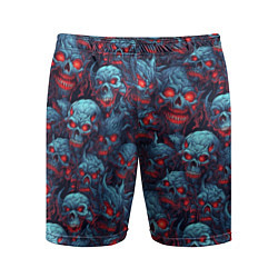 Мужские спортивные шорты Monster skulls pattern