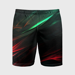 Мужские спортивные шорты Dark red and green