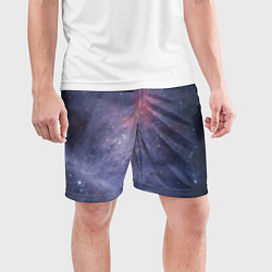 Шорты спортивные мужские Космические брызги, цвет: 3D-принт — фото 2