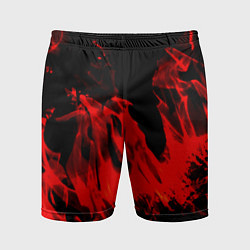 Мужские спортивные шорты Красное пламя
