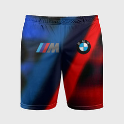 Шорты спортивные мужские BMW sport абстракция, цвет: 3D-принт
