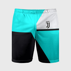 Шорты спортивные мужские Juventus sport geometry fc, цвет: 3D-принт