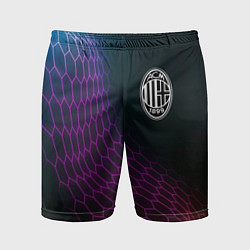 Шорты спортивные мужские AC Milan футбольная сетка, цвет: 3D-принт
