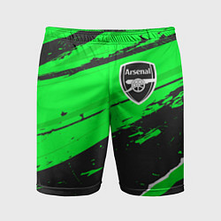 Шорты спортивные мужские Arsenal sport green, цвет: 3D-принт