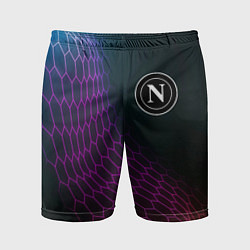 Шорты спортивные мужские Napoli футбольная сетка, цвет: 3D-принт