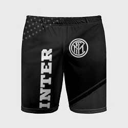 Мужские спортивные шорты Inter sport на темном фоне вертикально