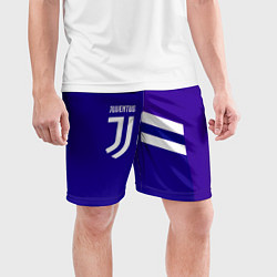 Шорты спортивные мужские Juventus sport geometry line, цвет: 3D-принт — фото 2