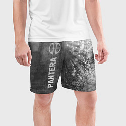 Шорты спортивные мужские Pantera - grey gradient по-вертикали, цвет: 3D-принт — фото 2