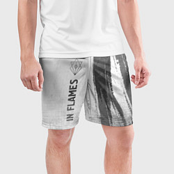 Шорты спортивные мужские In Flames - white gradient по-вертикали, цвет: 3D-принт — фото 2