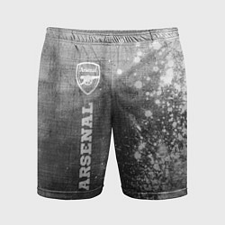 Мужские спортивные шорты Arsenal - grey gradient по-вертикали