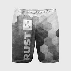 Мужские спортивные шорты Rust - grey gradient по-вертикали