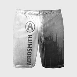 Шорты спортивные мужские Aerosmith - white gradient по-вертикали, цвет: 3D-принт