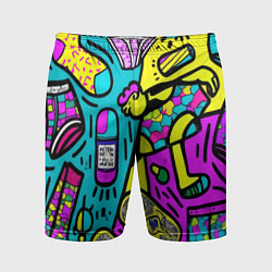 Шорты спортивные мужские Стандартные подарки мужчинам, цвет: 3D-принт