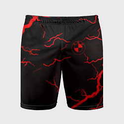Шорты спортивные мужские BMW storm red color, цвет: 3D-принт