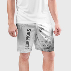Шорты спортивные мужские Scorpions - white gradient вертикально, цвет: 3D-принт — фото 2