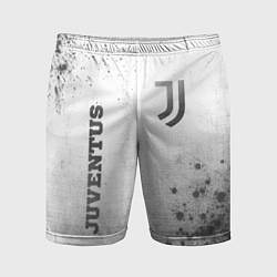 Шорты спортивные мужские Juventus - white gradient вертикально, цвет: 3D-принт