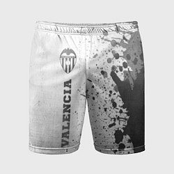 Мужские спортивные шорты Valencia - white gradient по-вертикали