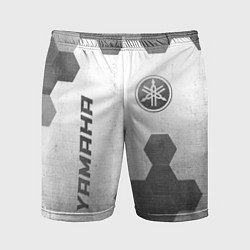 Шорты спортивные мужские Yamaha - white gradient вертикально, цвет: 3D-принт