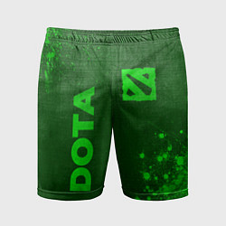Мужские спортивные шорты Dota - green gradient вертикально