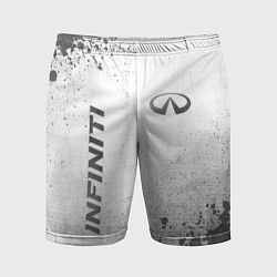 Шорты спортивные мужские Infiniti - white gradient вертикально, цвет: 3D-принт