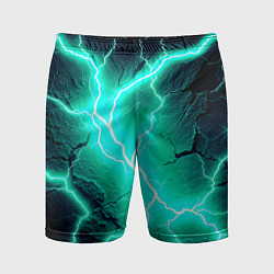 Мужские спортивные шорты Color light blue black