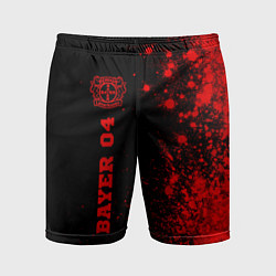 Мужские спортивные шорты Bayer 04 - red gradient по-вертикали