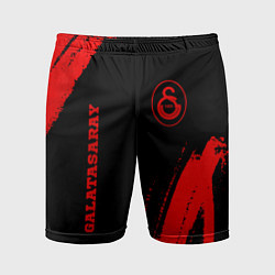 Шорты спортивные мужские Galatasaray - red gradient вертикально, цвет: 3D-принт