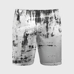 Шорты спортивные мужские Color black and white, цвет: 3D-принт
