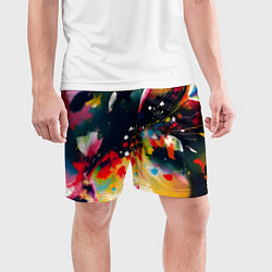 Шорты спортивные мужские Глубокая абстракция, цвет: 3D-принт — фото 2