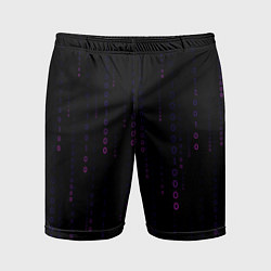 Мужские спортивные шорты Color black pink