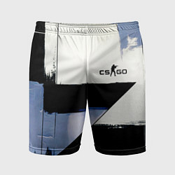 Шорты спортивные мужские CS GO контрудар, цвет: 3D-принт
