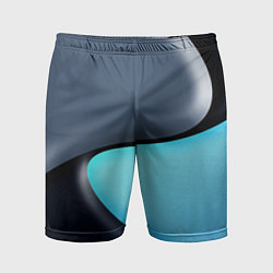 Шорты спортивные мужские Разноцветный, цвет: 3D-принт