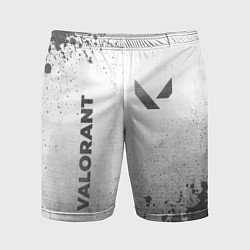 Шорты спортивные мужские Valorant - white gradient вертикально, цвет: 3D-принт