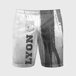 Шорты спортивные мужские Lyon - white gradient по-вертикали, цвет: 3D-принт