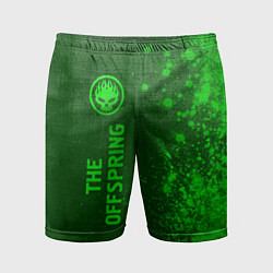 Шорты спортивные мужские The Offspring - green gradient по-вертикали, цвет: 3D-принт