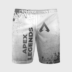 Мужские спортивные шорты Apex Legends - white gradient вертикально