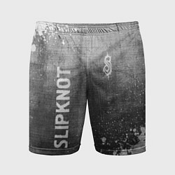 Мужские спортивные шорты Slipknot - grey gradient вертикально